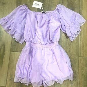 Endless Rose lilac romper in XS